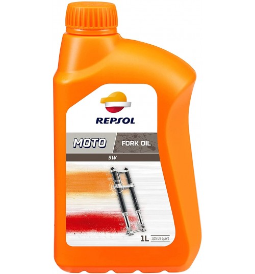 REPSOL MOTO FORK OIL  5W, 1л